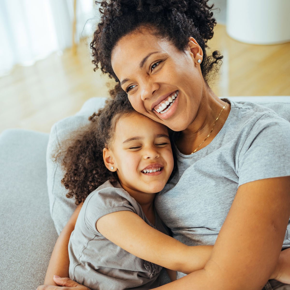 Carawell Counseling home page- a mother hugging her daughter